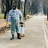 В Смоленске продолжается ежедневная дезинфекция общественных мест