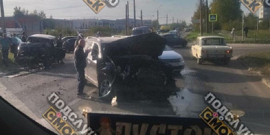 В полиции сообщили подробности жесткой аварии в Смоленске 