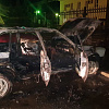 В Смоленской области автомобиль ночью вспыхнул на глазах владельца