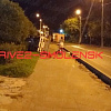 В центре Смоленска  легковушка вылетела на тротуар и опрокинулась