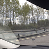В Смоленской области машина снесла барьерное ограждение на трассе