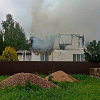 В Смоленской области из-за удара молнии загорелся частный дом