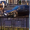 «Машина всмятку» В Смоленске сняли серьезную аварию 