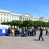 В центре Смоленска проходит акция «СТОП ВИЧ/СПИД»