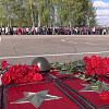 митинг на кургане славы города десногорска, посвященный перезахоронению павших воинов.