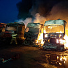 В Смоленской области огонь уничтожил 4 автомобиля