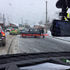 Снежное утро началось в Смоленске с многочисленных ДТП